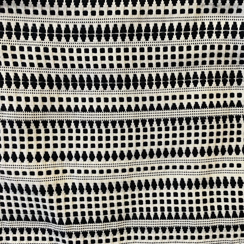 *NWT* LOFT Jacquard Pencil Skirt, Black & White Geometric Print - Picture 11 of 16